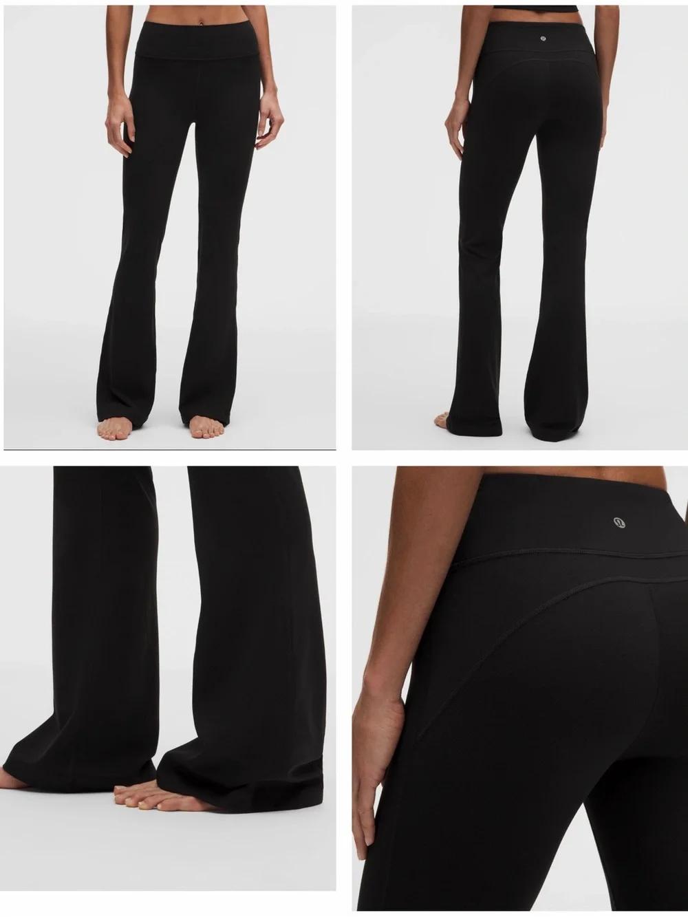 lululemon athletica Black High-Rise Bootcut Yoga Pant